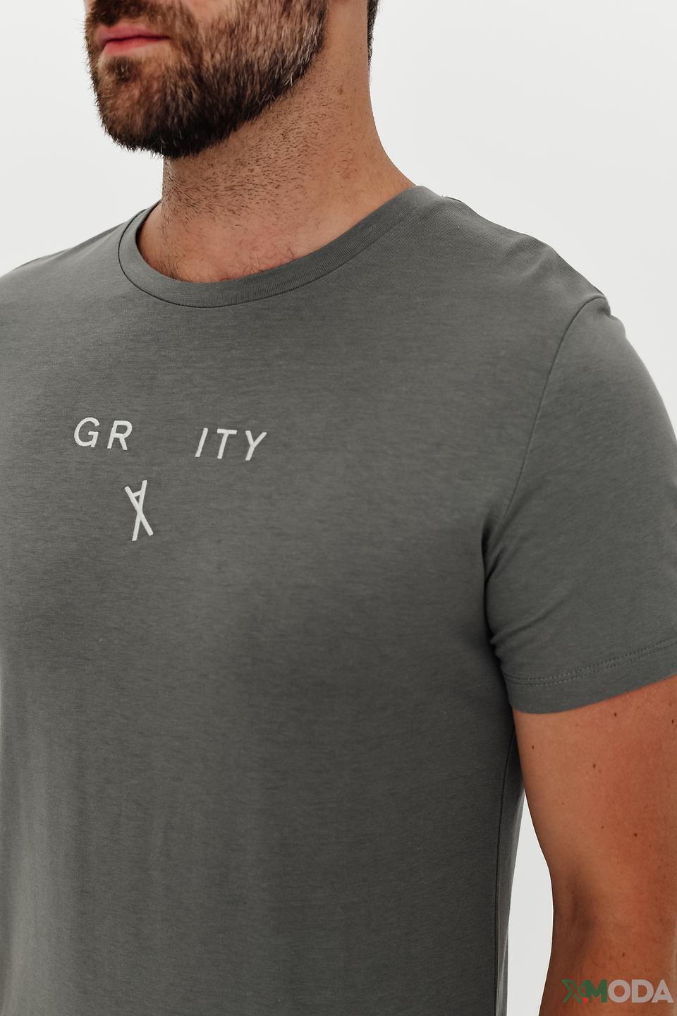 Футболка s.Oliver серая с принтом