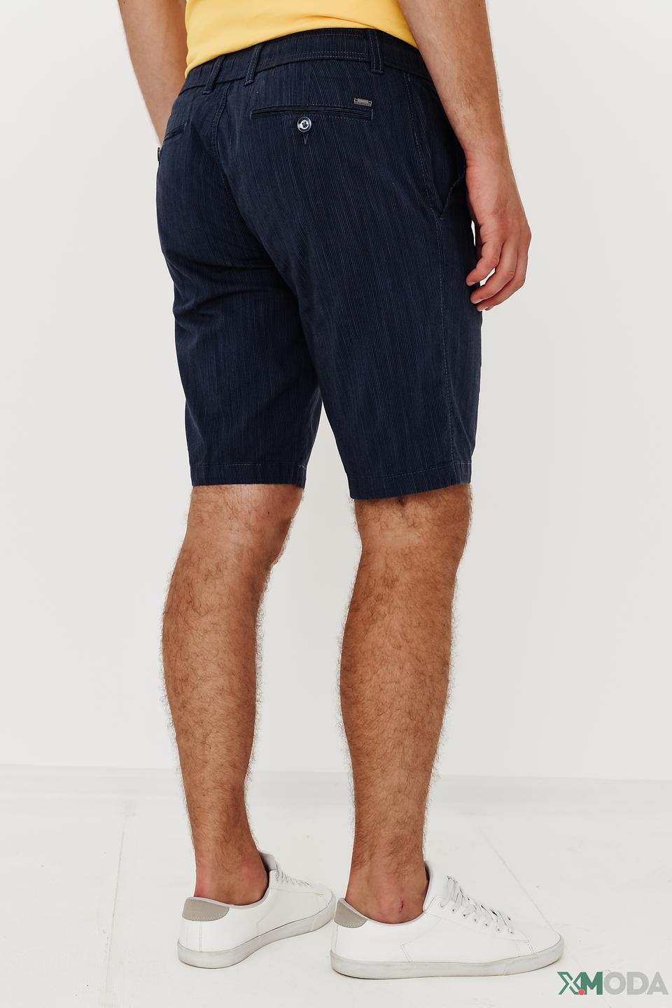 Шорты Bugatti синие с узором