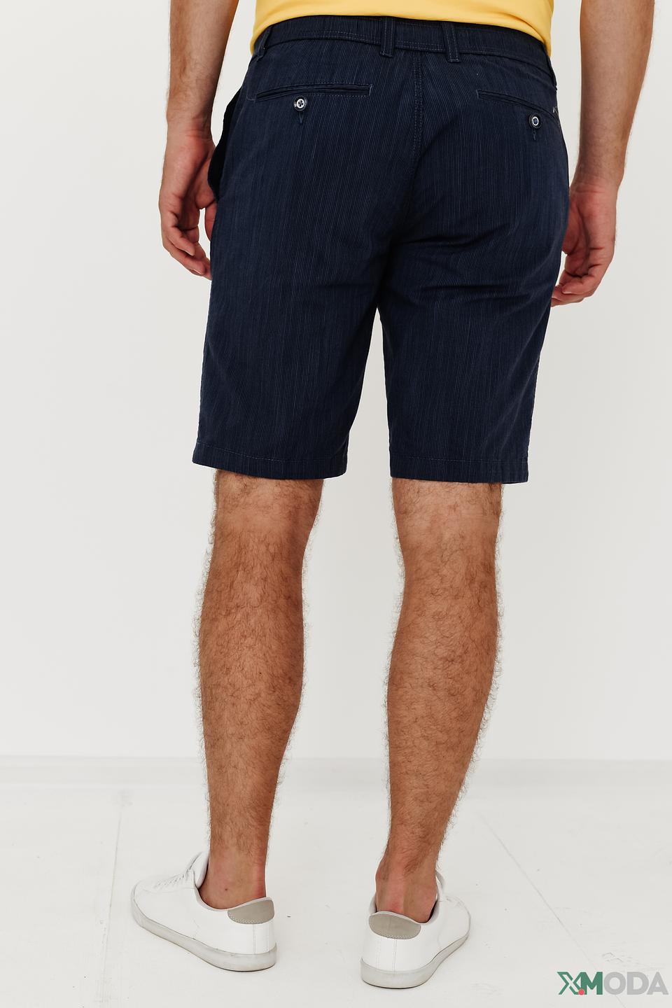 Шорты Bugatti синие с узором