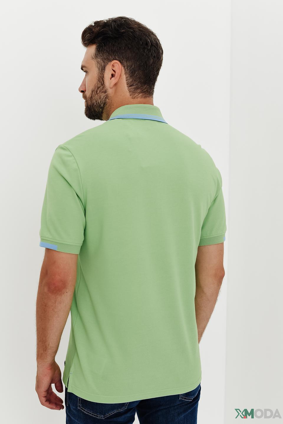 Поло Bugatti лайм с молнией