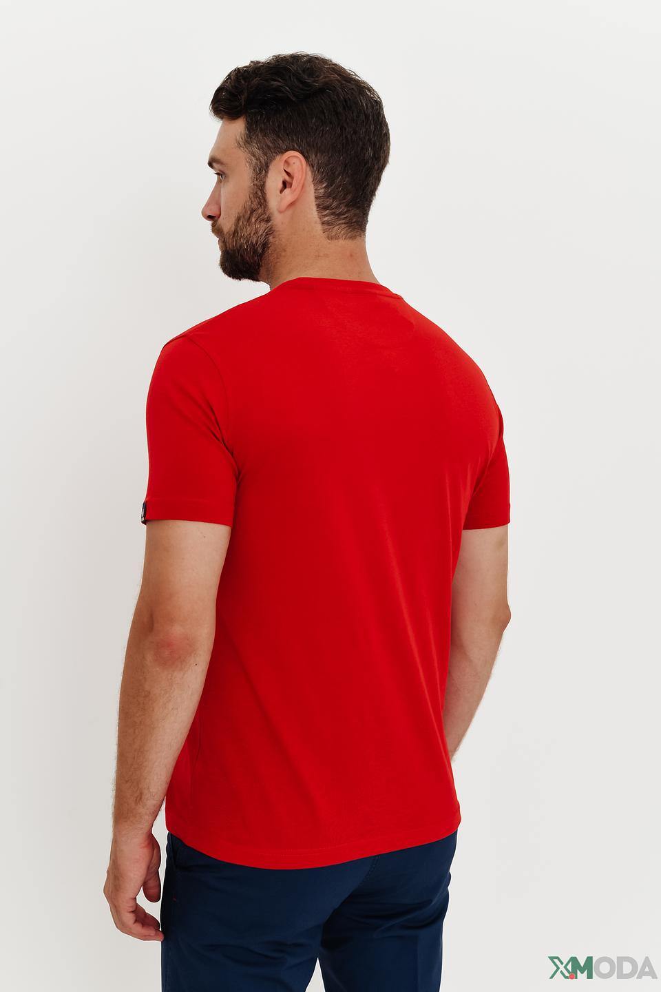 Футболка Granchio с принтом красный