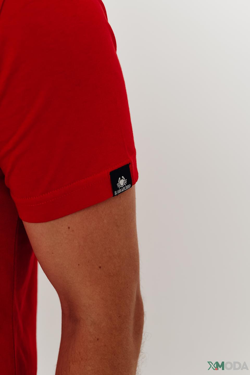 Футболка Granchio с принтом красный