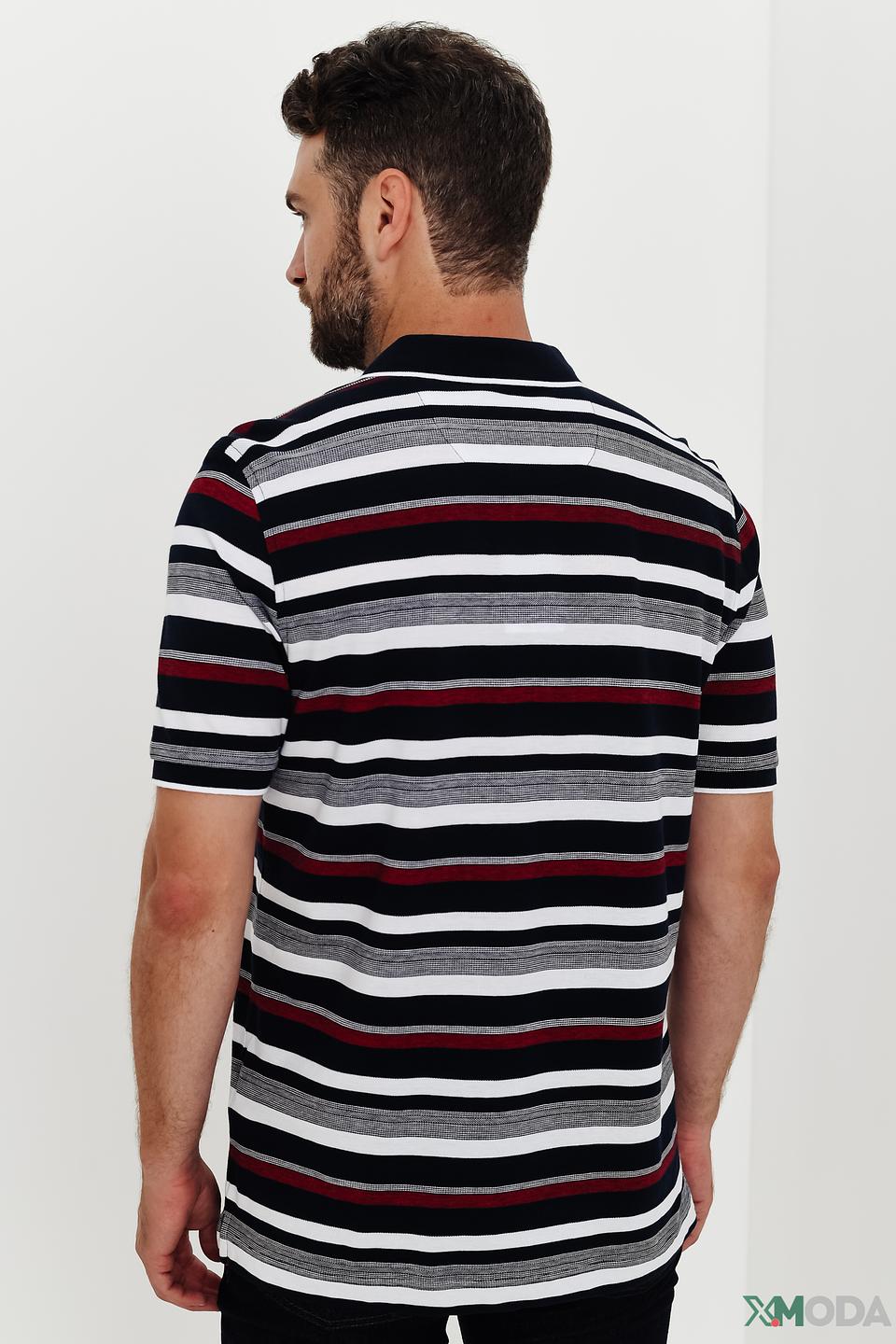 Поло Claudio Campione в полоску