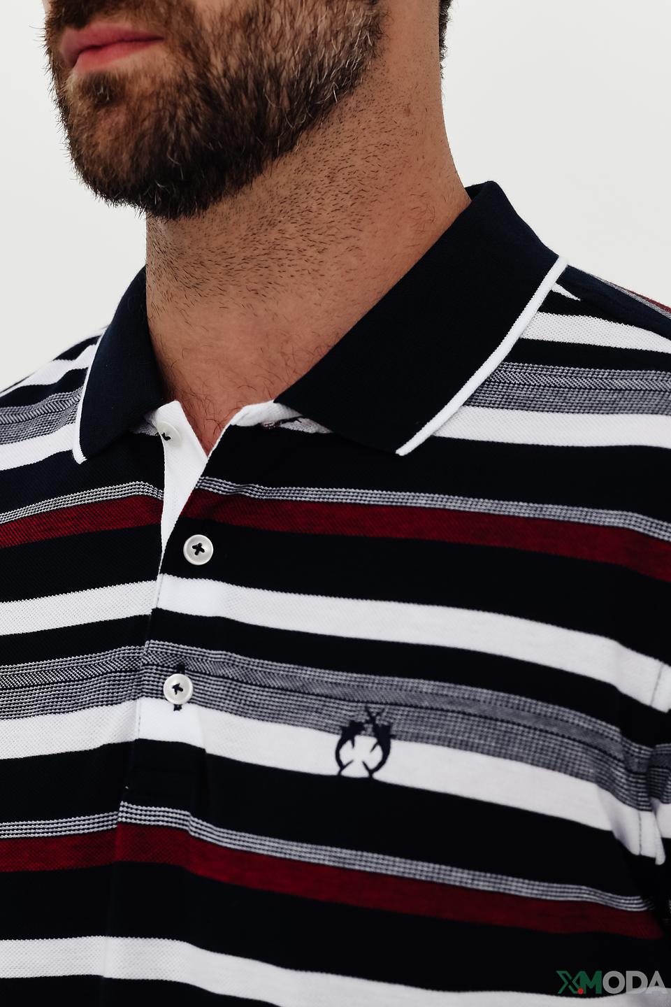 Поло Claudio Campione в полоску