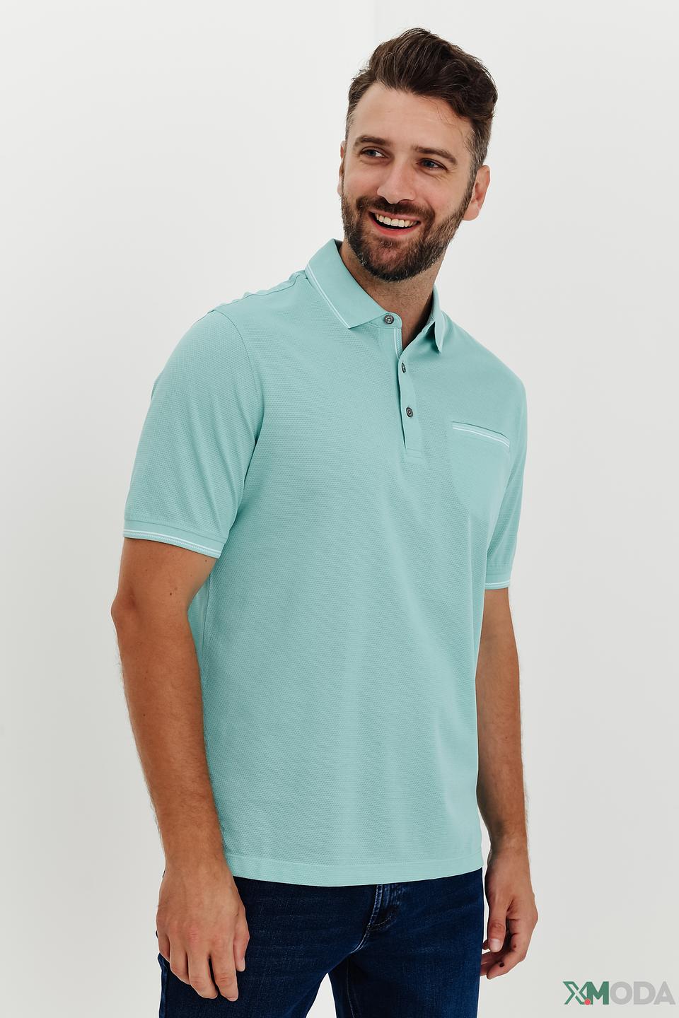 Поло Bugatti мятный