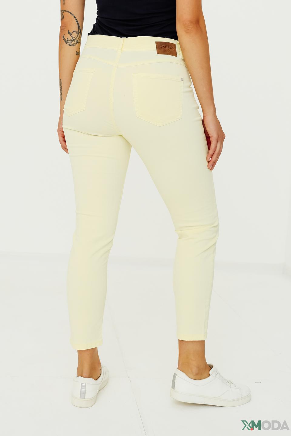 Джинсы Angels светло-жёлтые