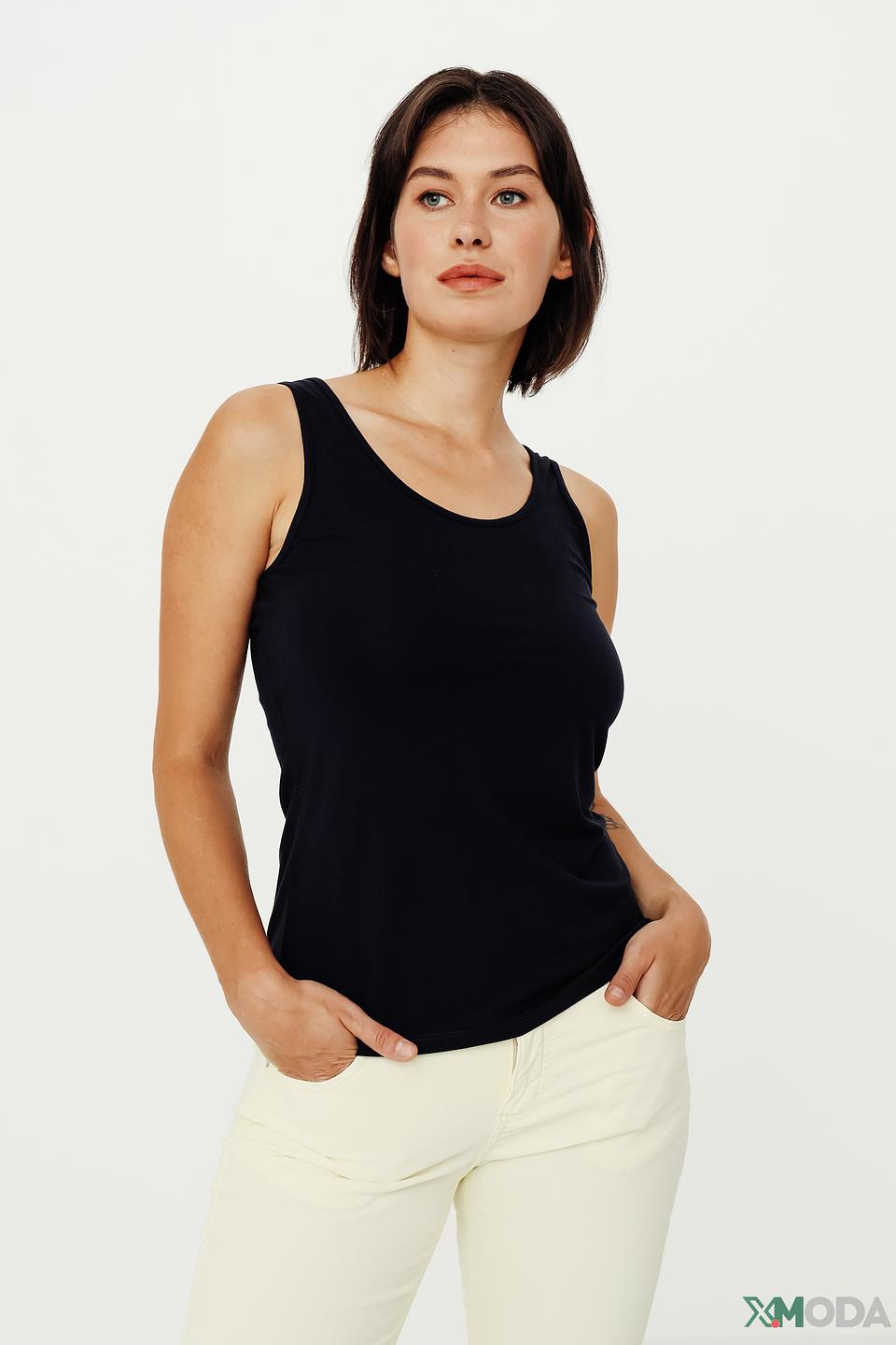 Топ Oui женский черный