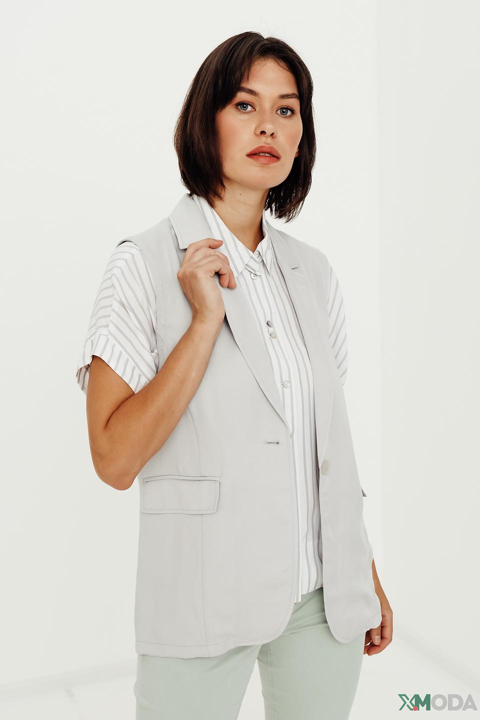 Жилет Bianca серый