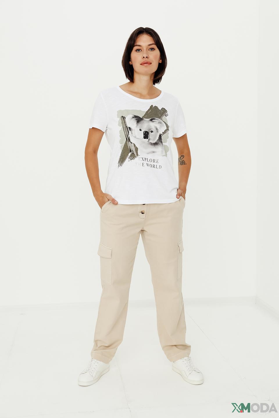 Футболка Monari с коалой белый