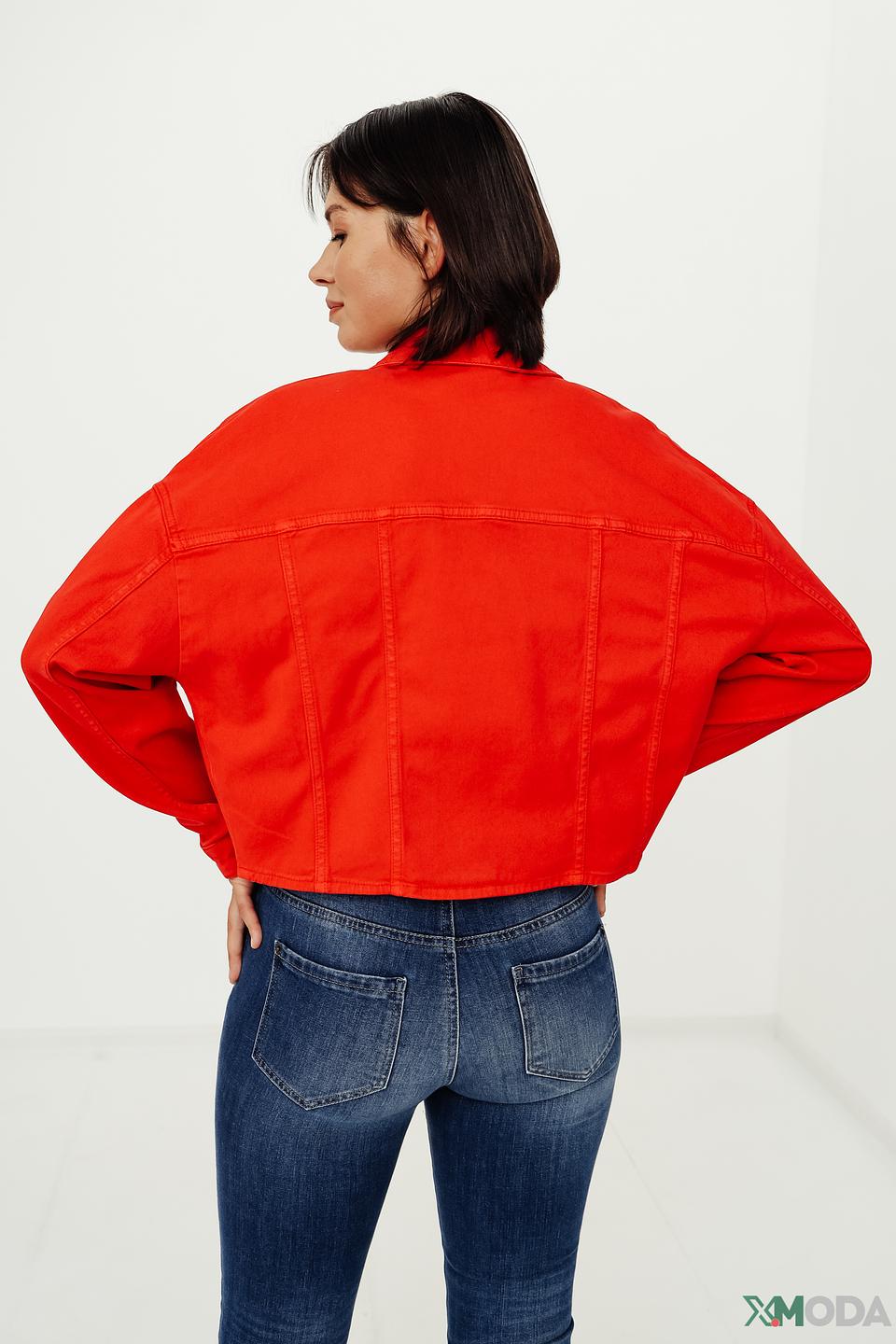 Жакет Monari красный укороченный