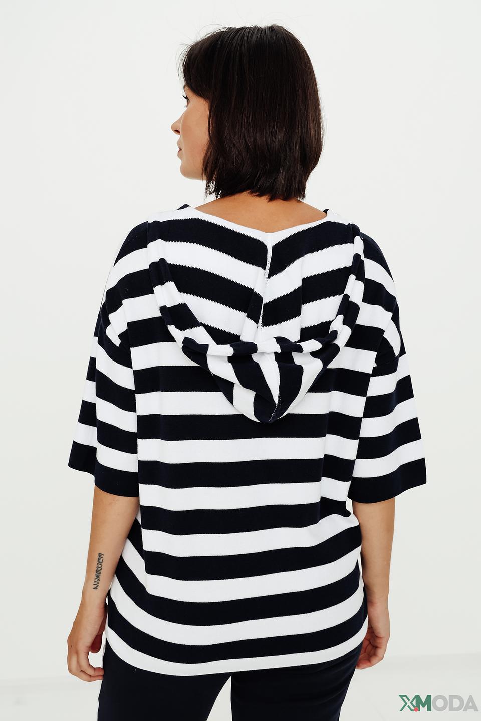 Пуловер Monari в полоску