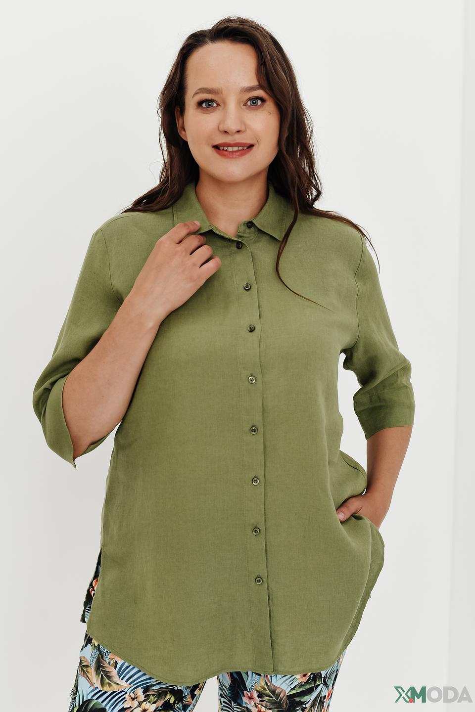 Рубашка Erfo оливковая
