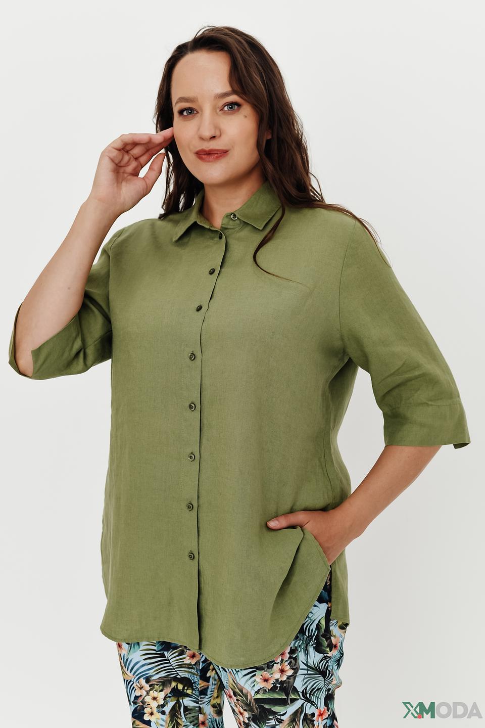 Рубашка Erfo оливковая
