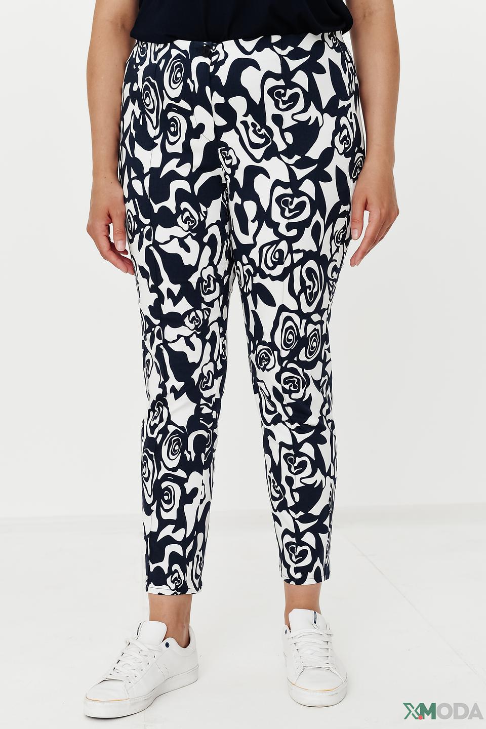 Брюки Frank Walder с цветочным принтом