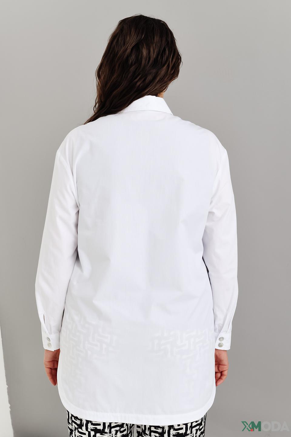 Рубашка Bianca оверсайз белая