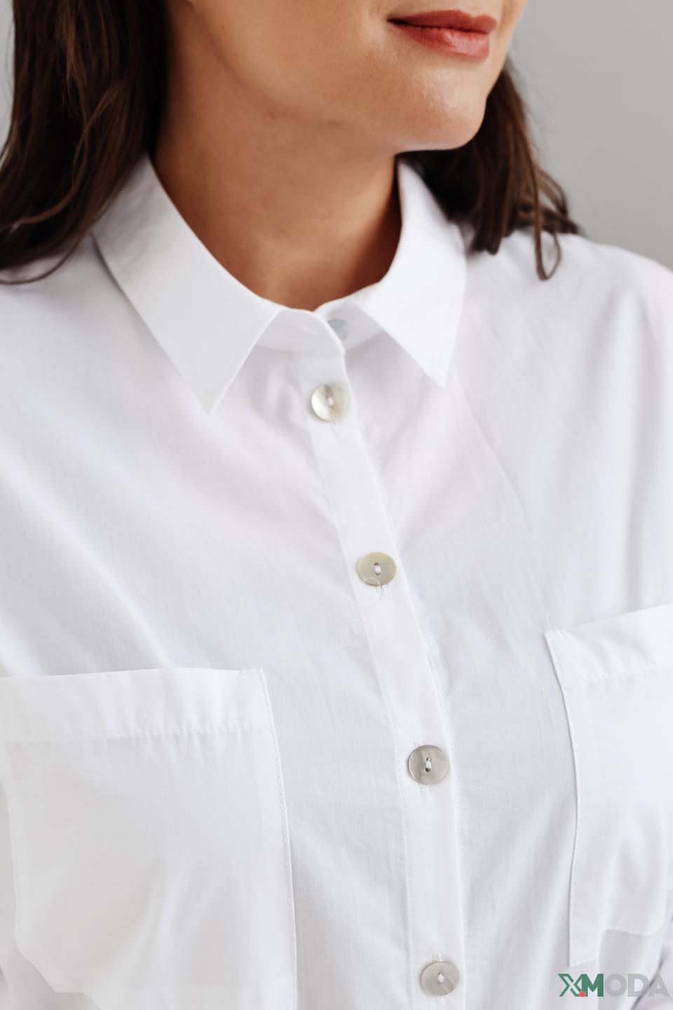 Рубашка Bianca оверсайз белая