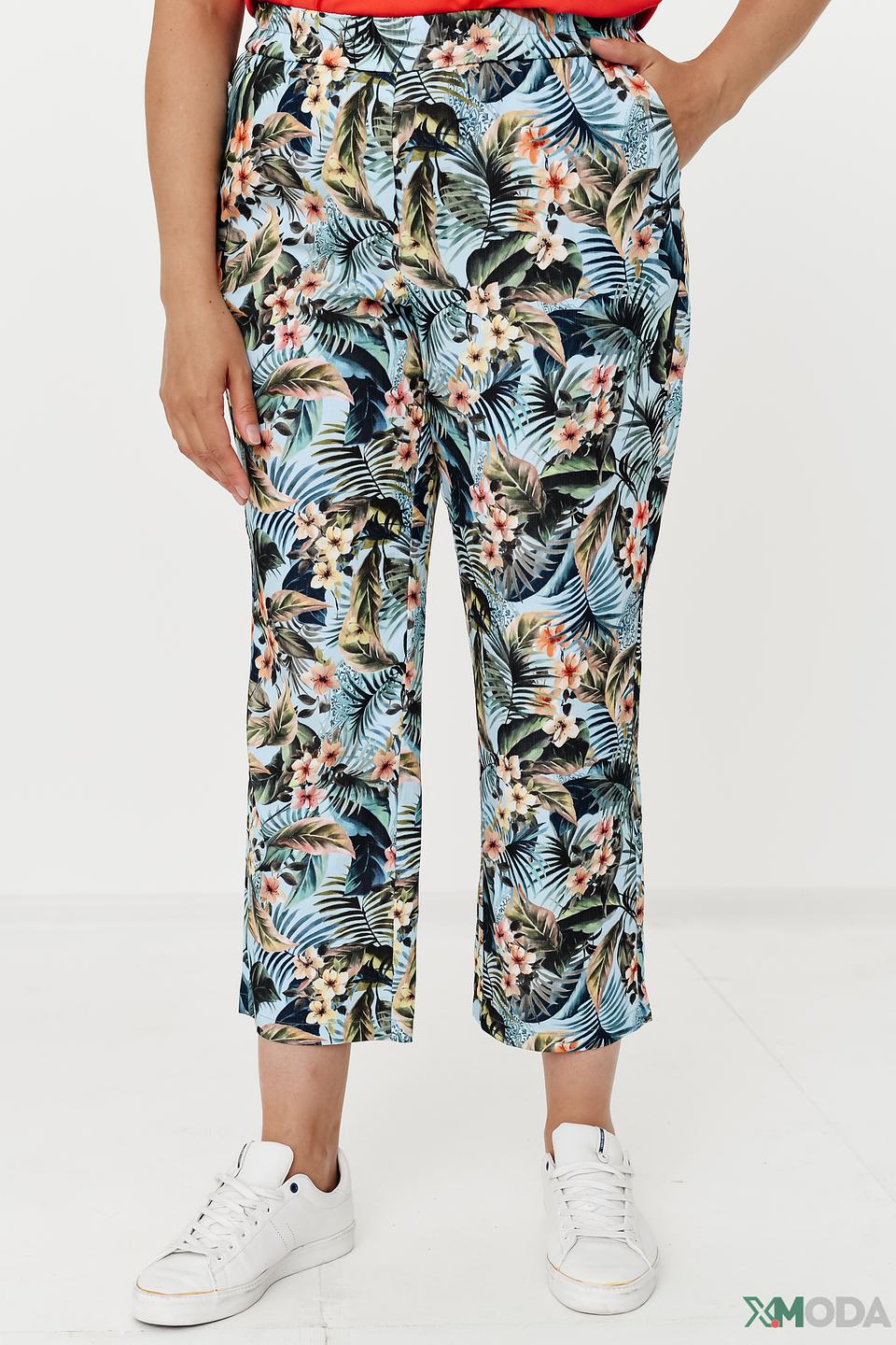 Брюки Thomas Rabe с тропическим принтом