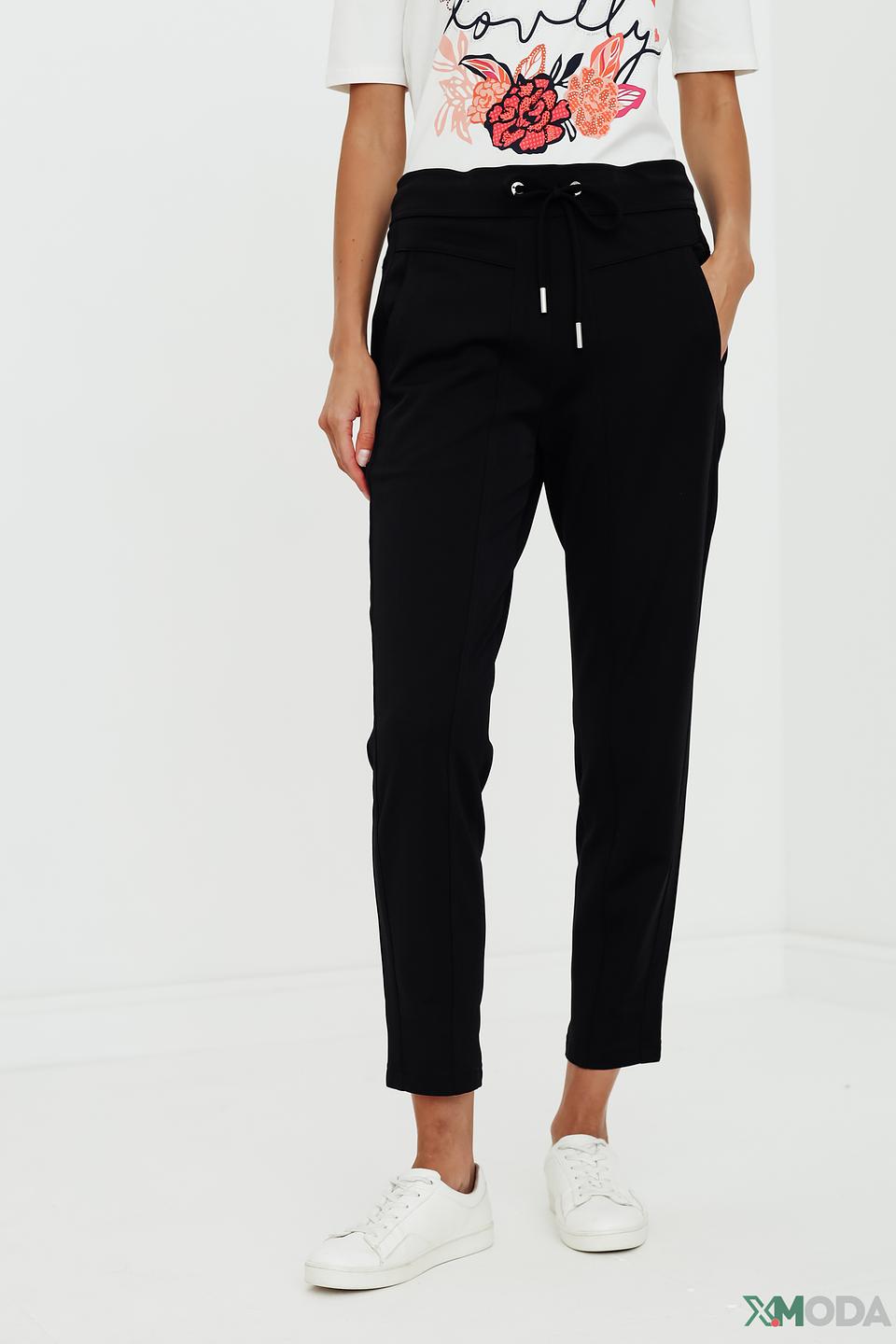 Брюки Taifun чёрные с манжетами