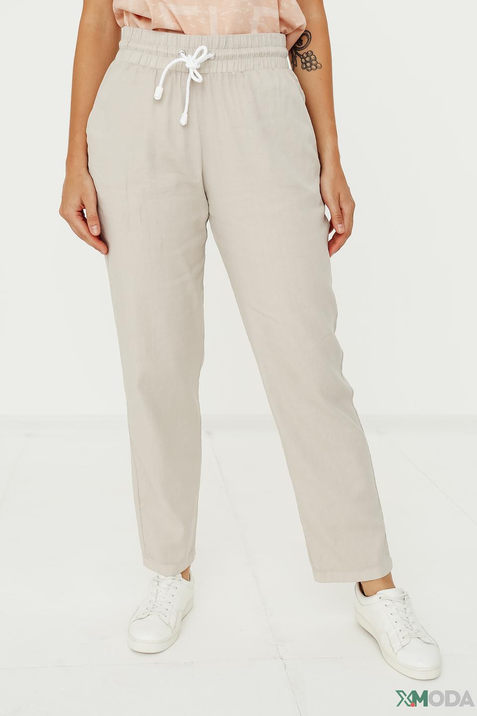 Брюки You Just White бежевые