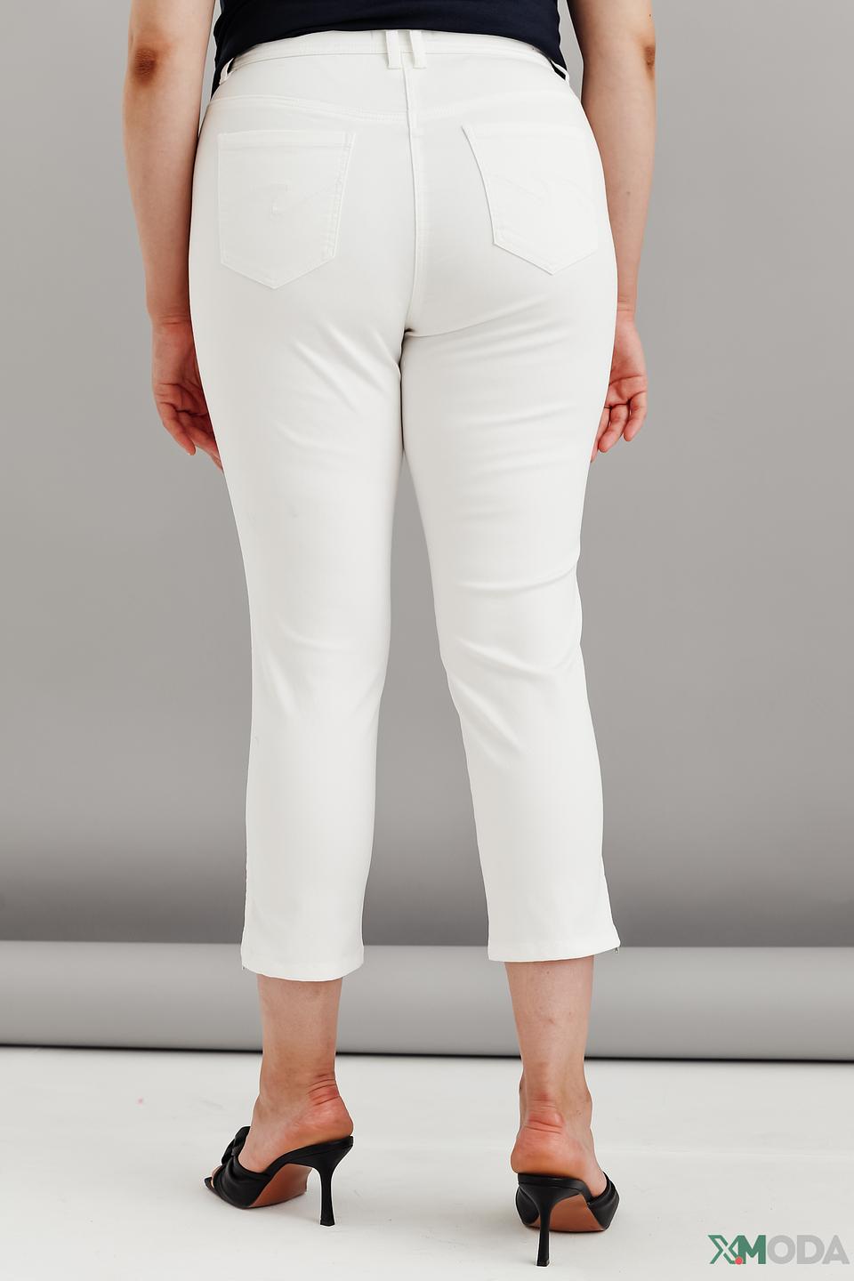 Джинсы Barbara Lebek белые укороченные