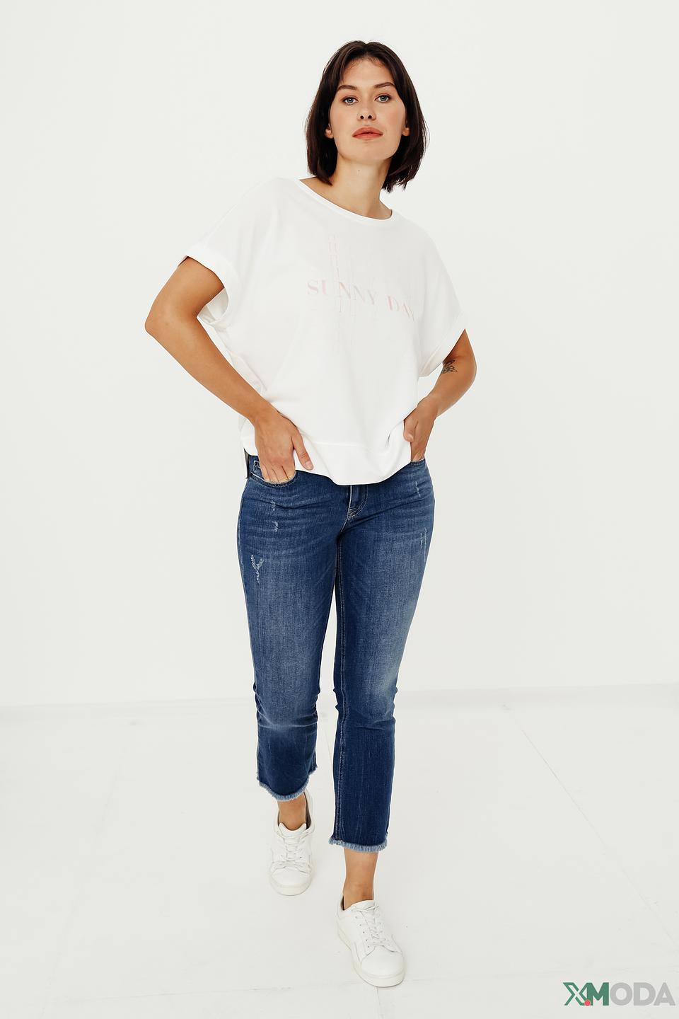 Джинсы Gardeur с потертостями