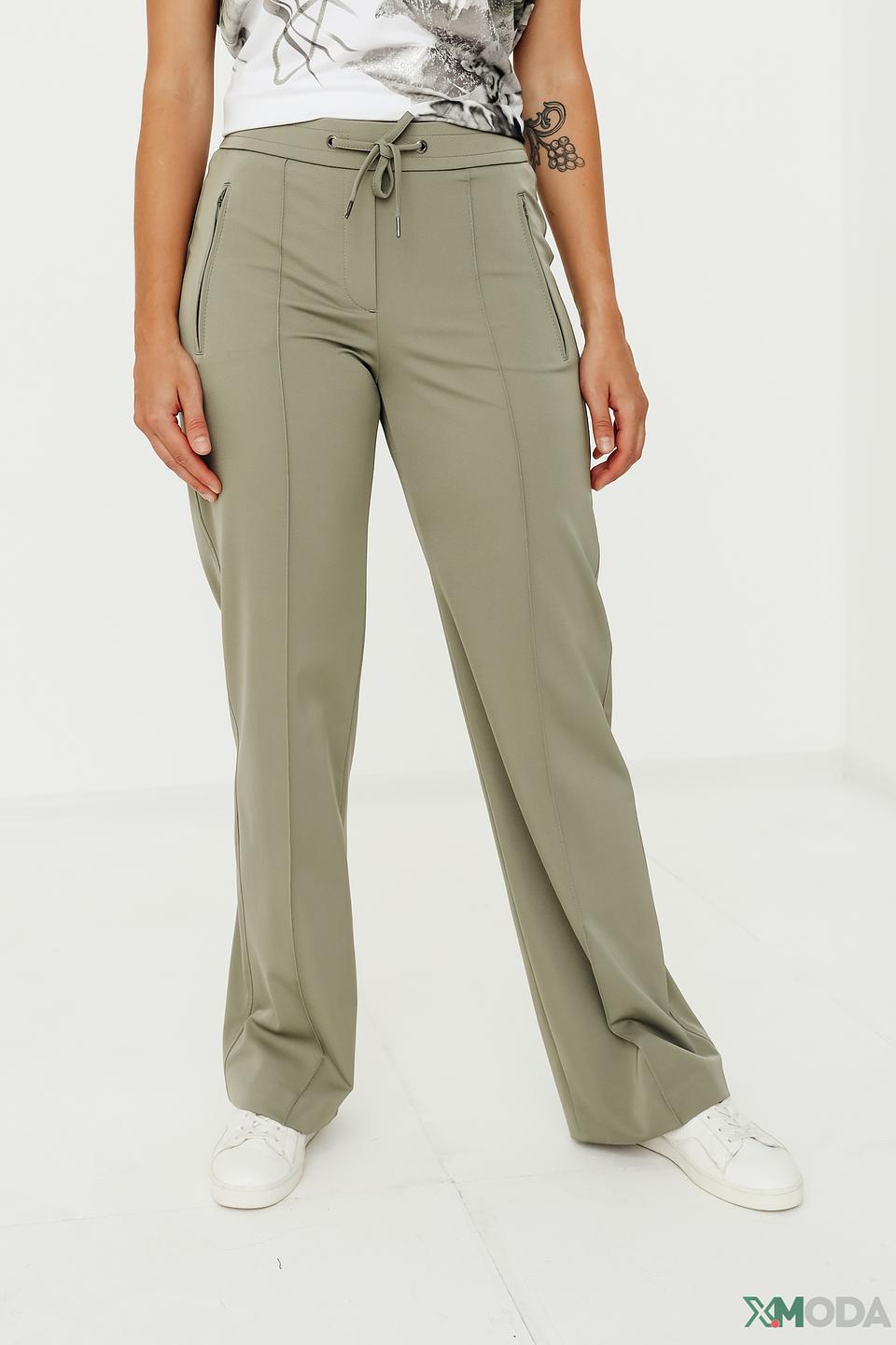 Брюки Bianca хаки с поясом