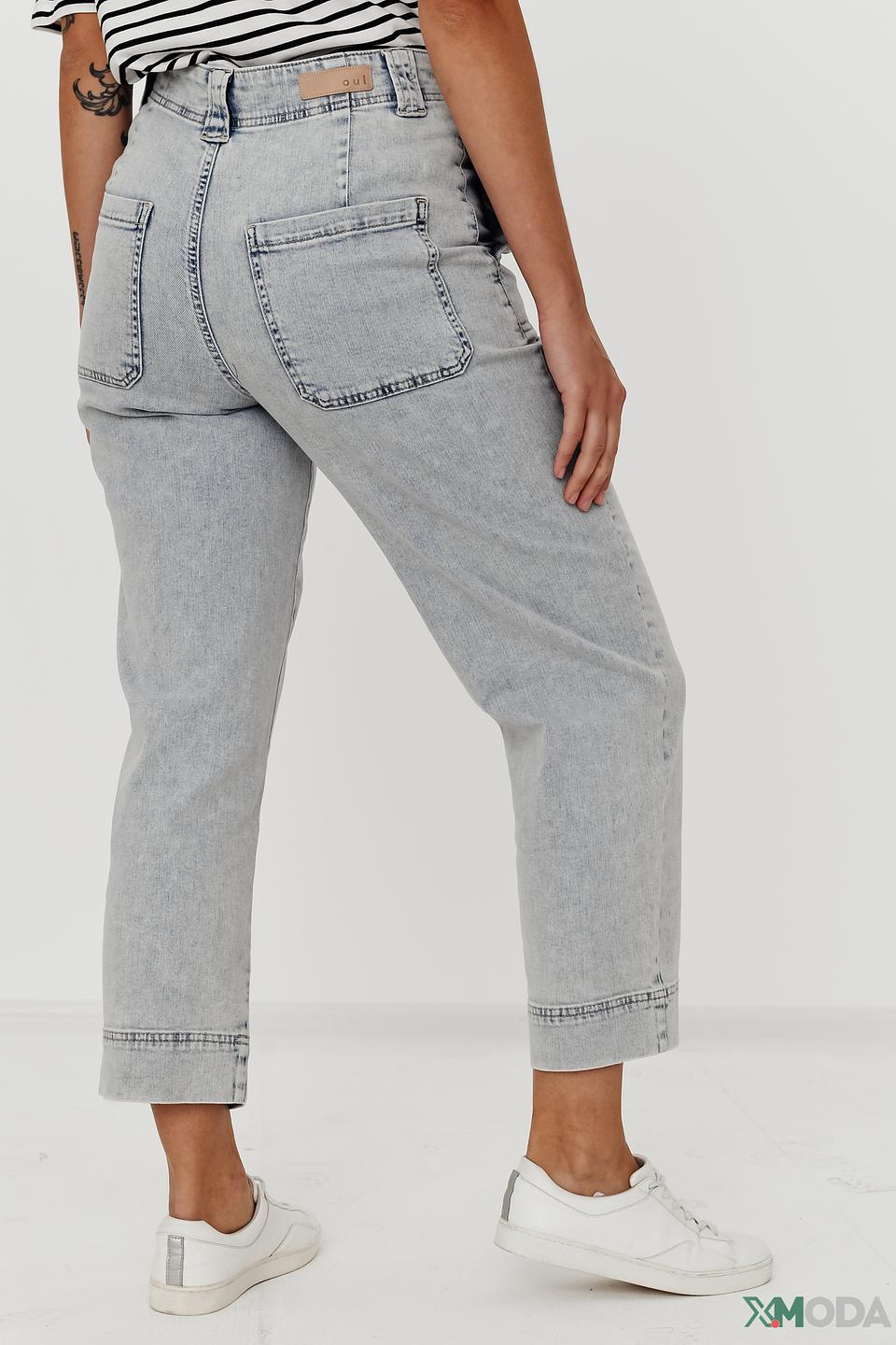 Джинсы Oui серые кюлоты