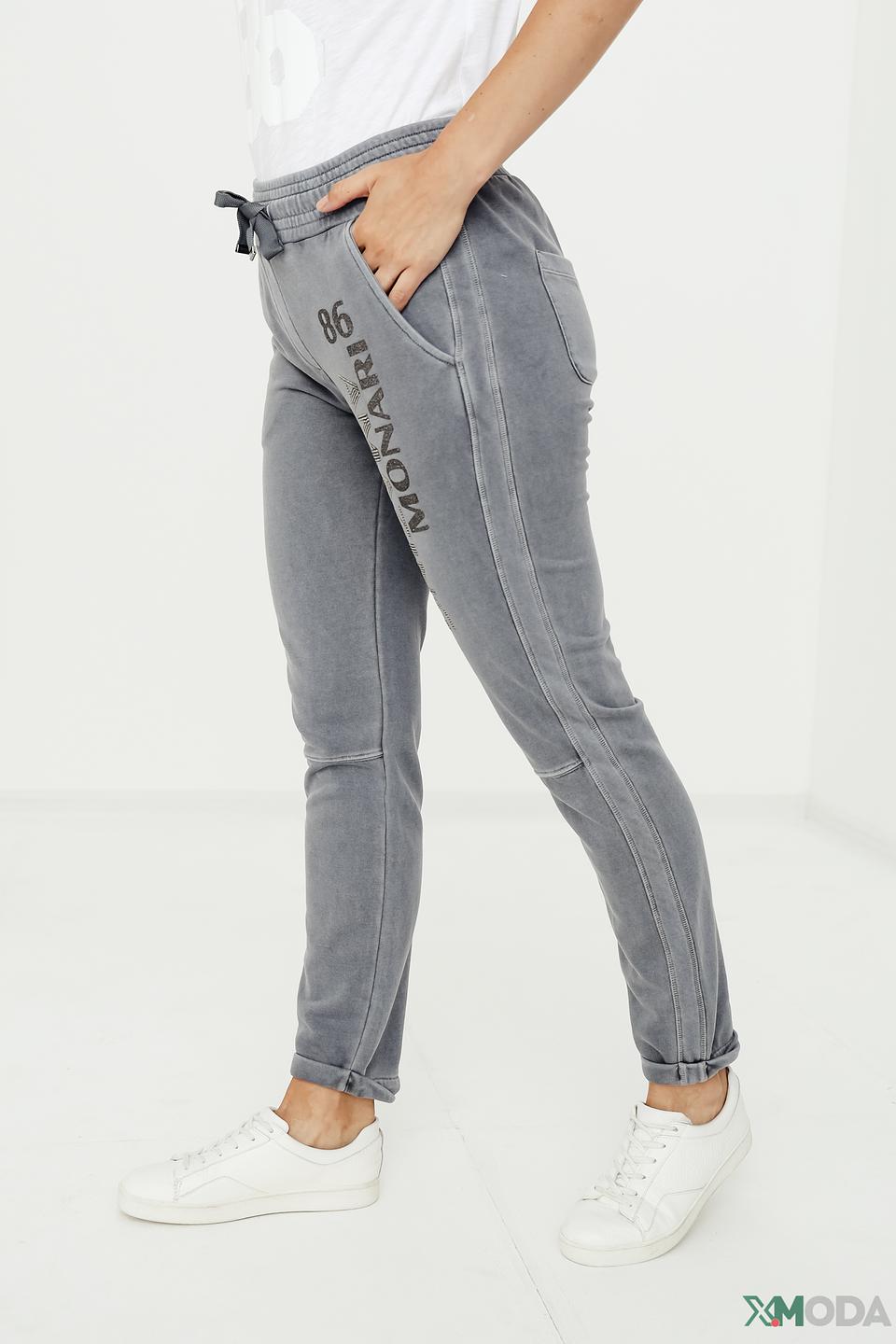 Брюки Monari серые с принтом