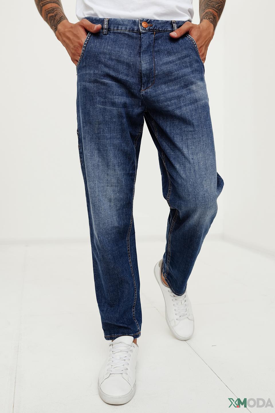 Джинсы Gaudi карго синие