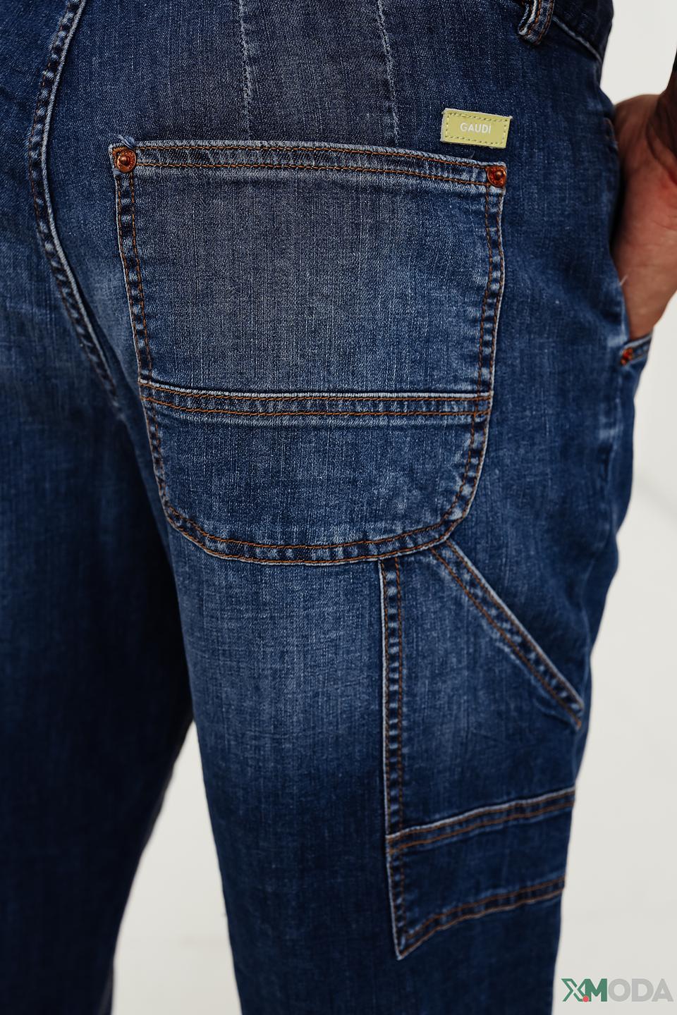 Джинсы Gaudi карго синие