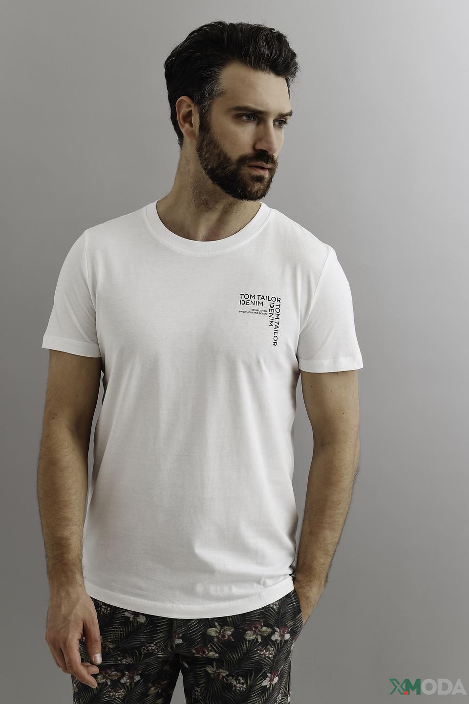 Футболка Tom Tailor denim boy белая