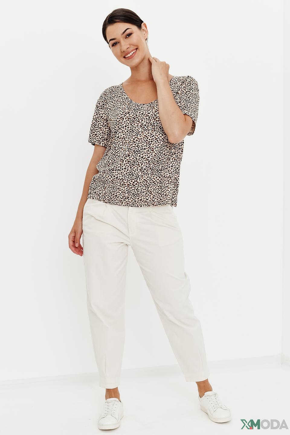 Блуза Oui с леопардовым принтом