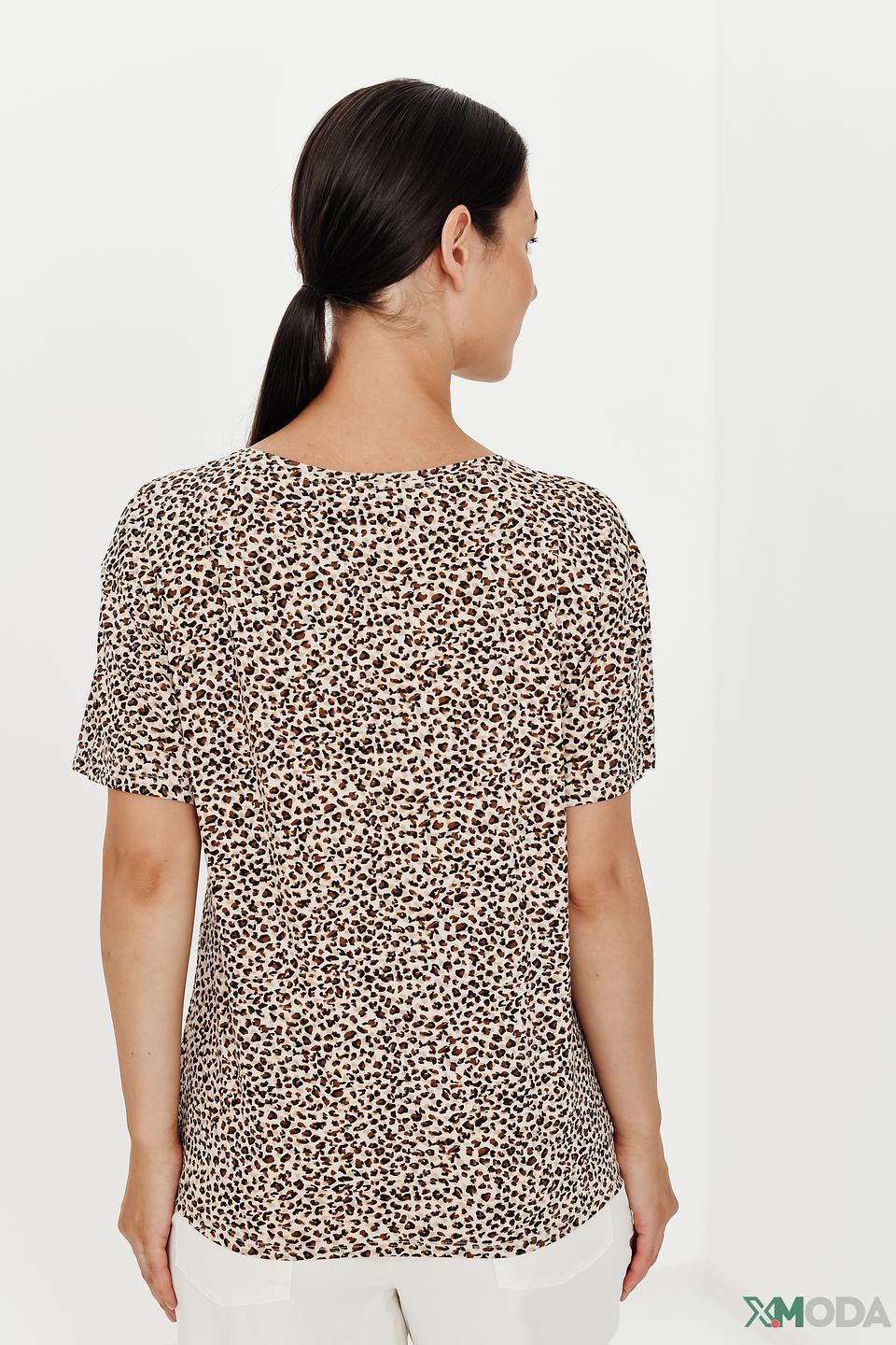 Блуза Oui с леопардовым принтом