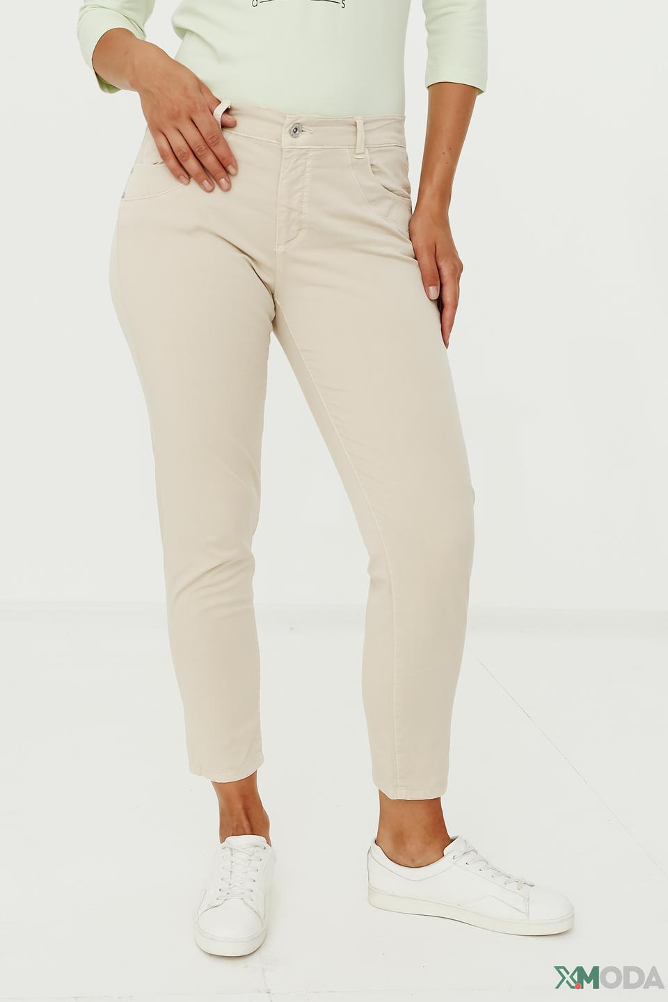 Брюки Angels бежевые Slim Fit