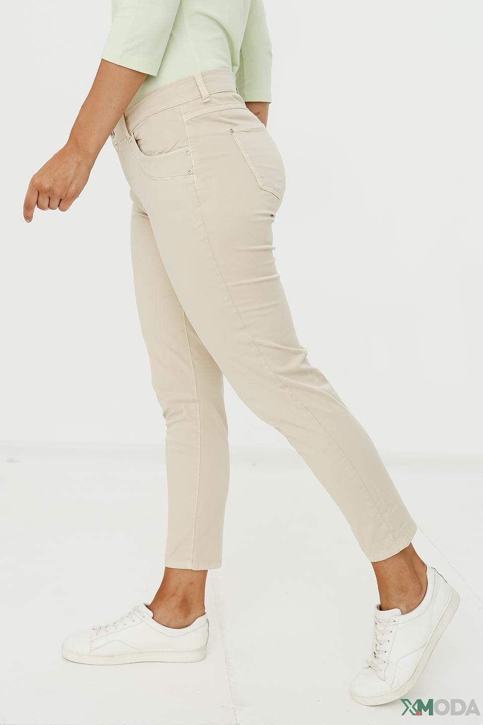 Брюки Angels бежевые Slim Fit