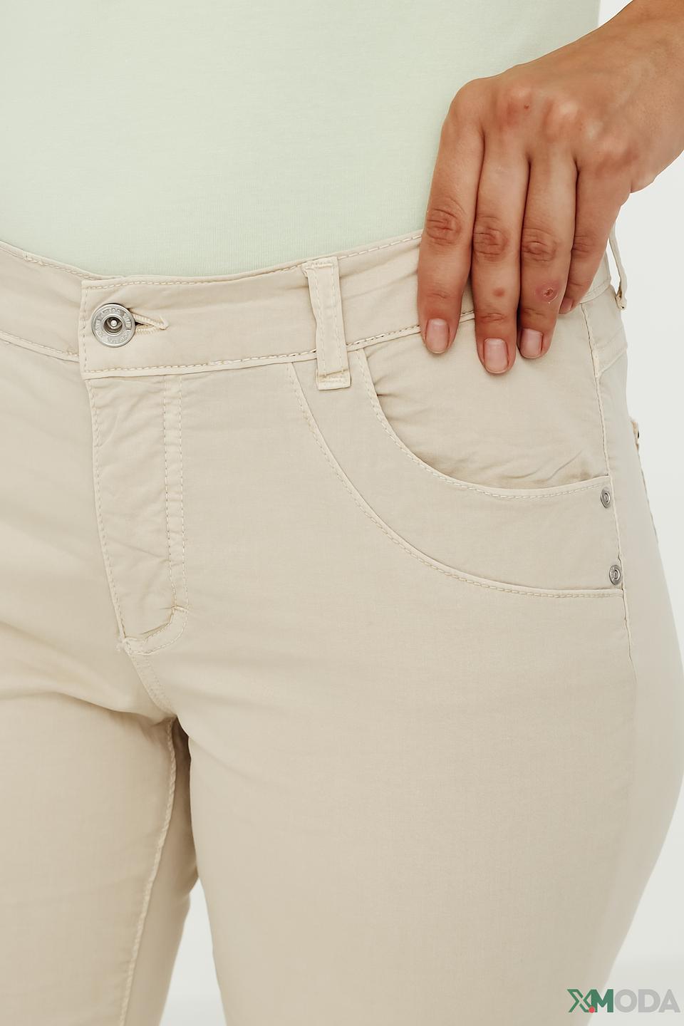 Брюки Angels бежевые Slim Fit