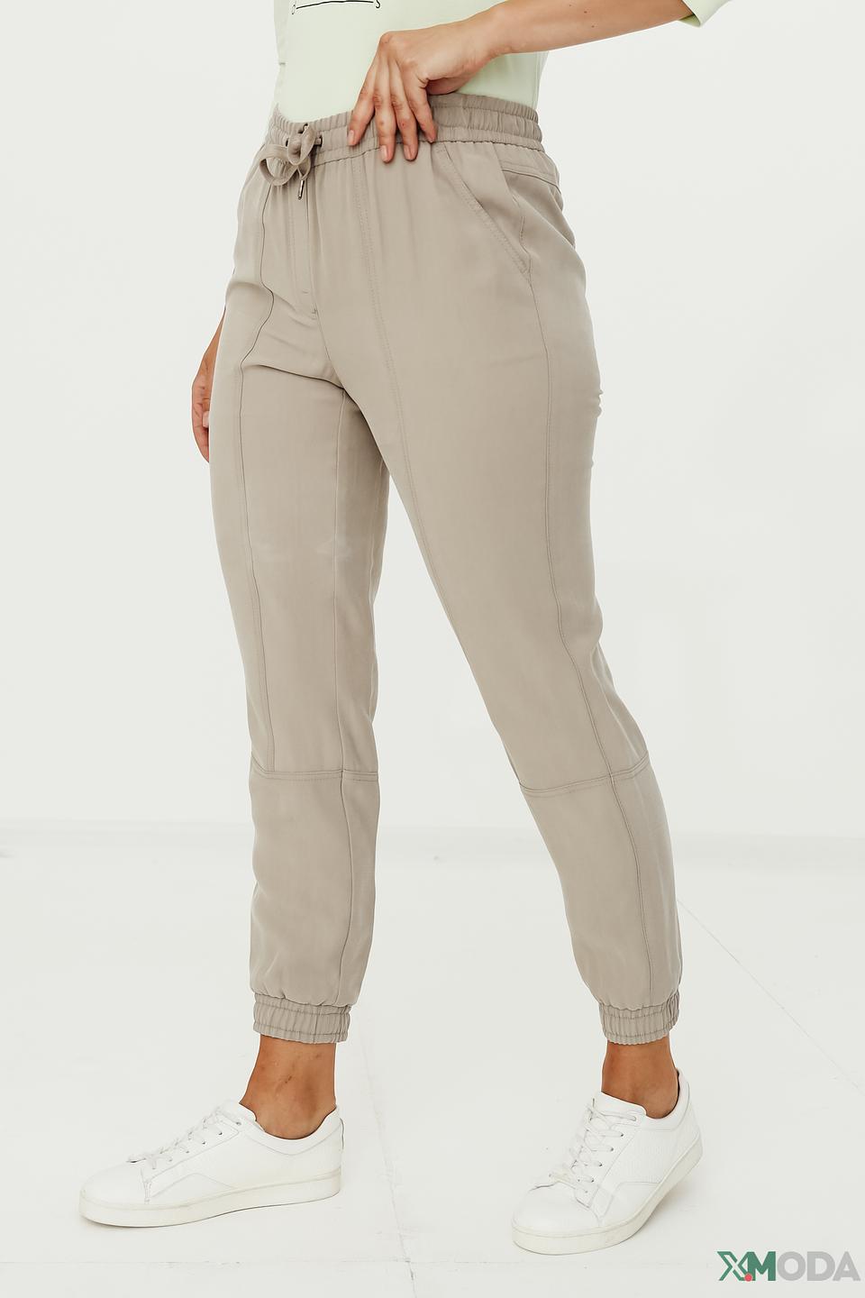 Брюки Lecomte серые с манжетами