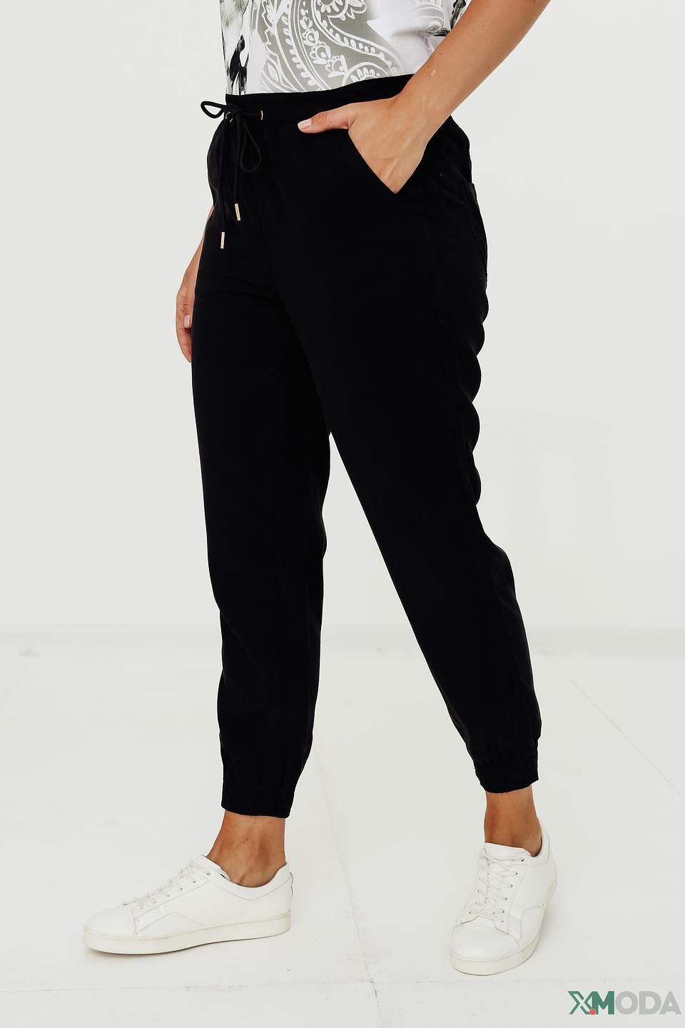 Брюки Taifun чёрные с манжетами