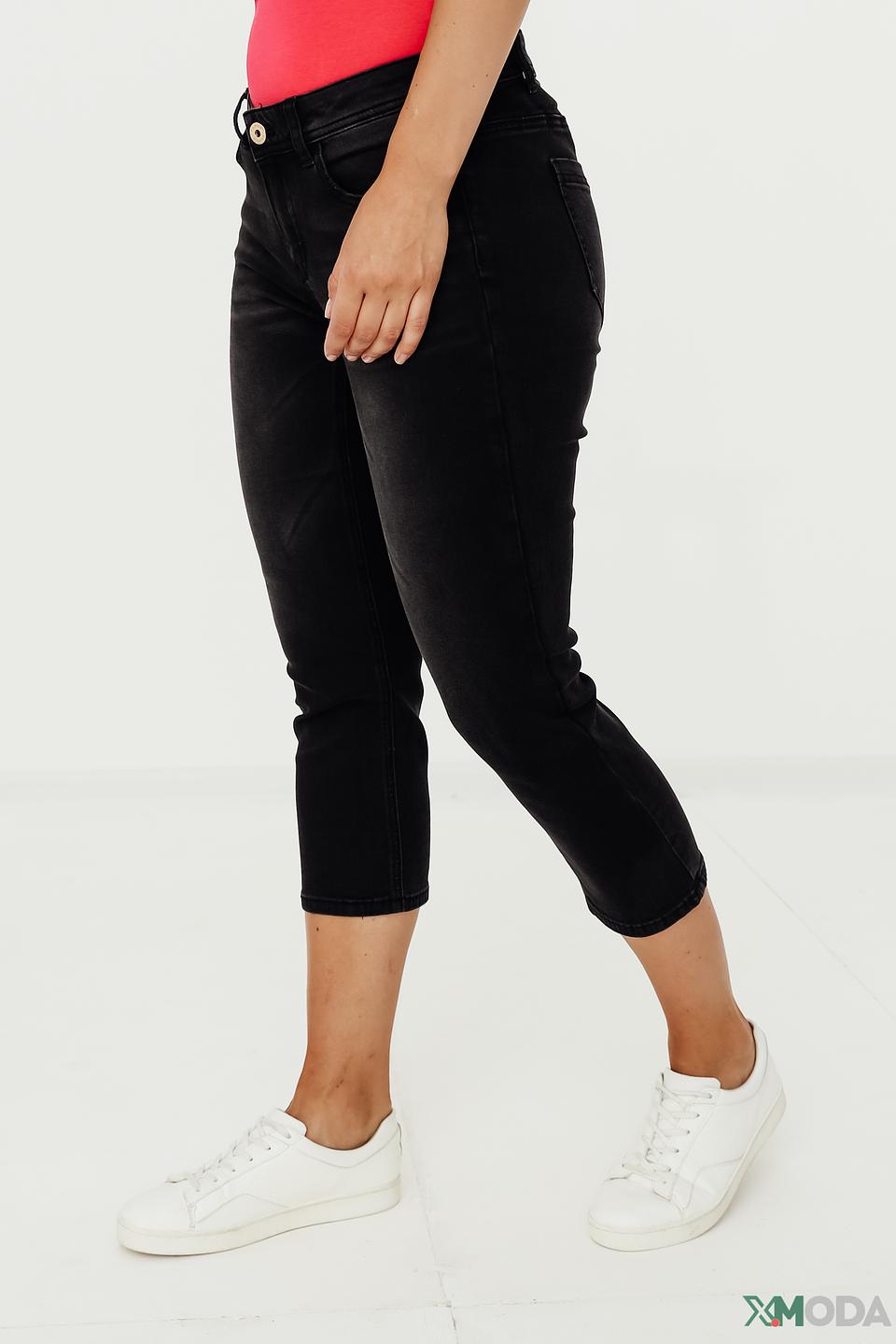 Джинсы Taifun укороченные черные