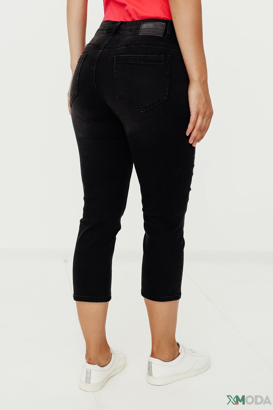 Джинсы Taifun укороченные черные