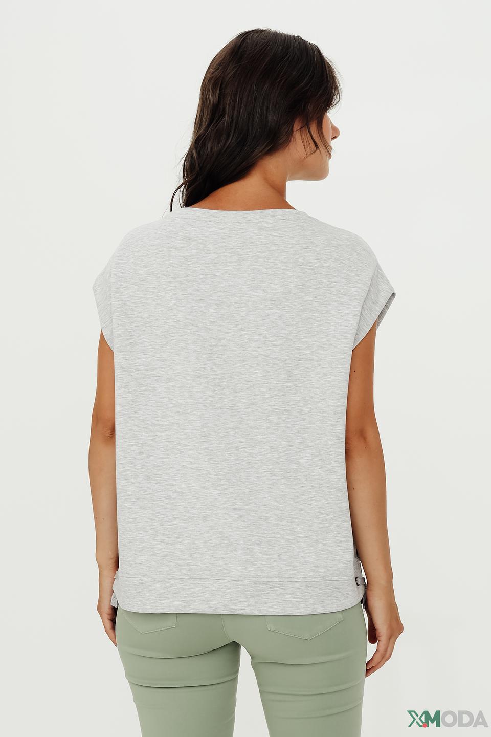 Жилет Monari с принтом серый