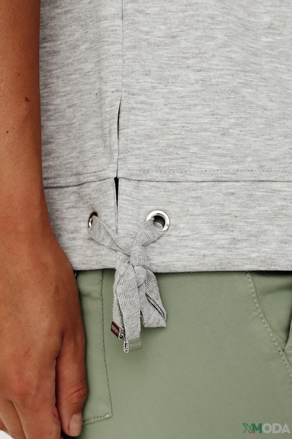 Жилет Monari с принтом серый