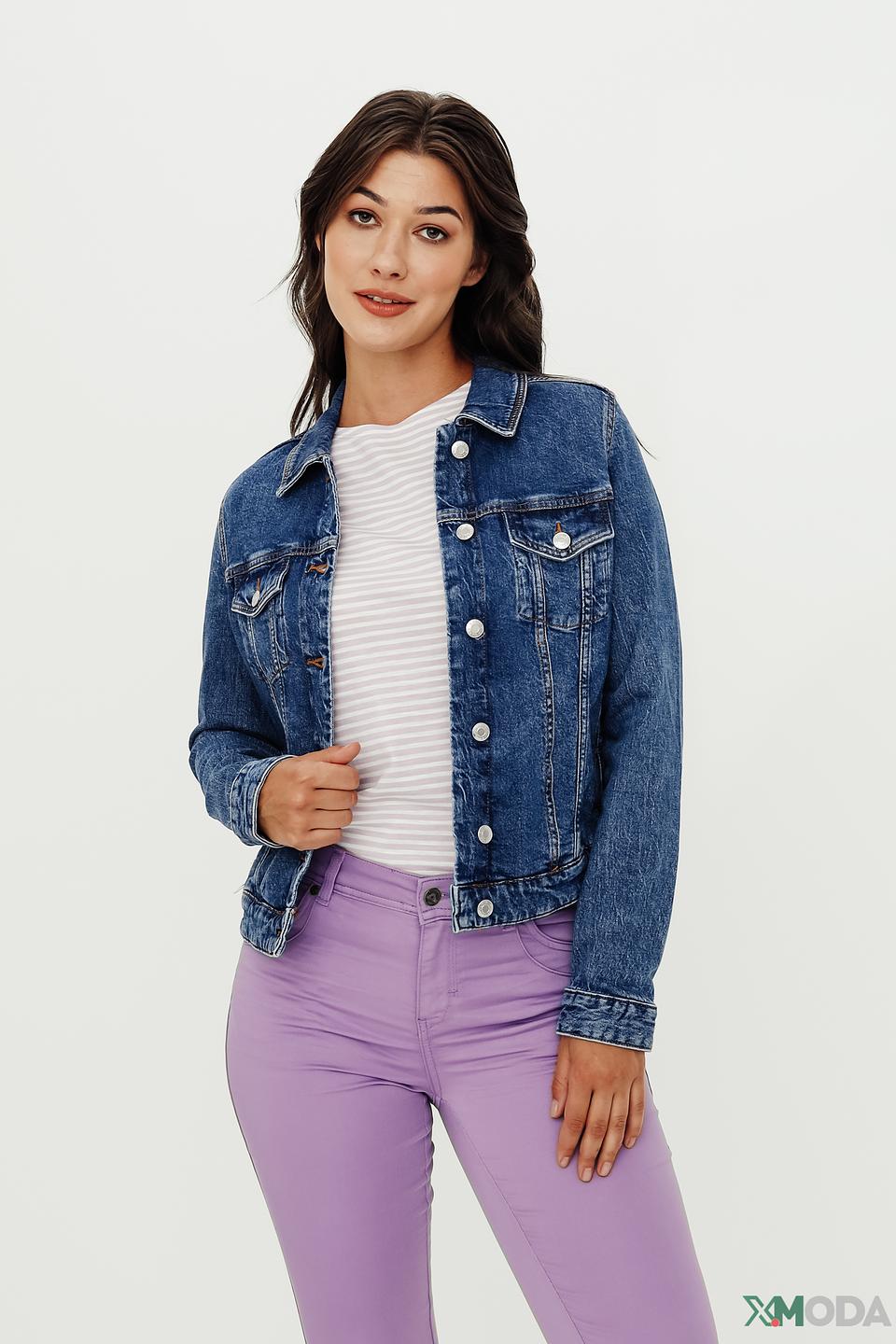 Жакет s.Oliver деним синий