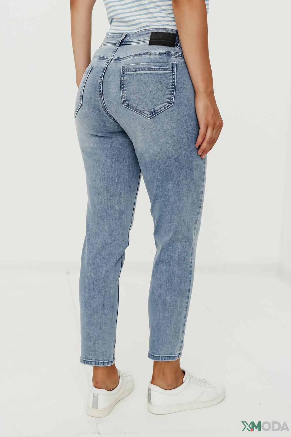 Джинсы Taifun с потертостями голубые