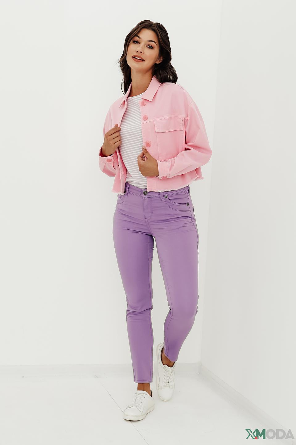 Жакет Monari розовый укороченный