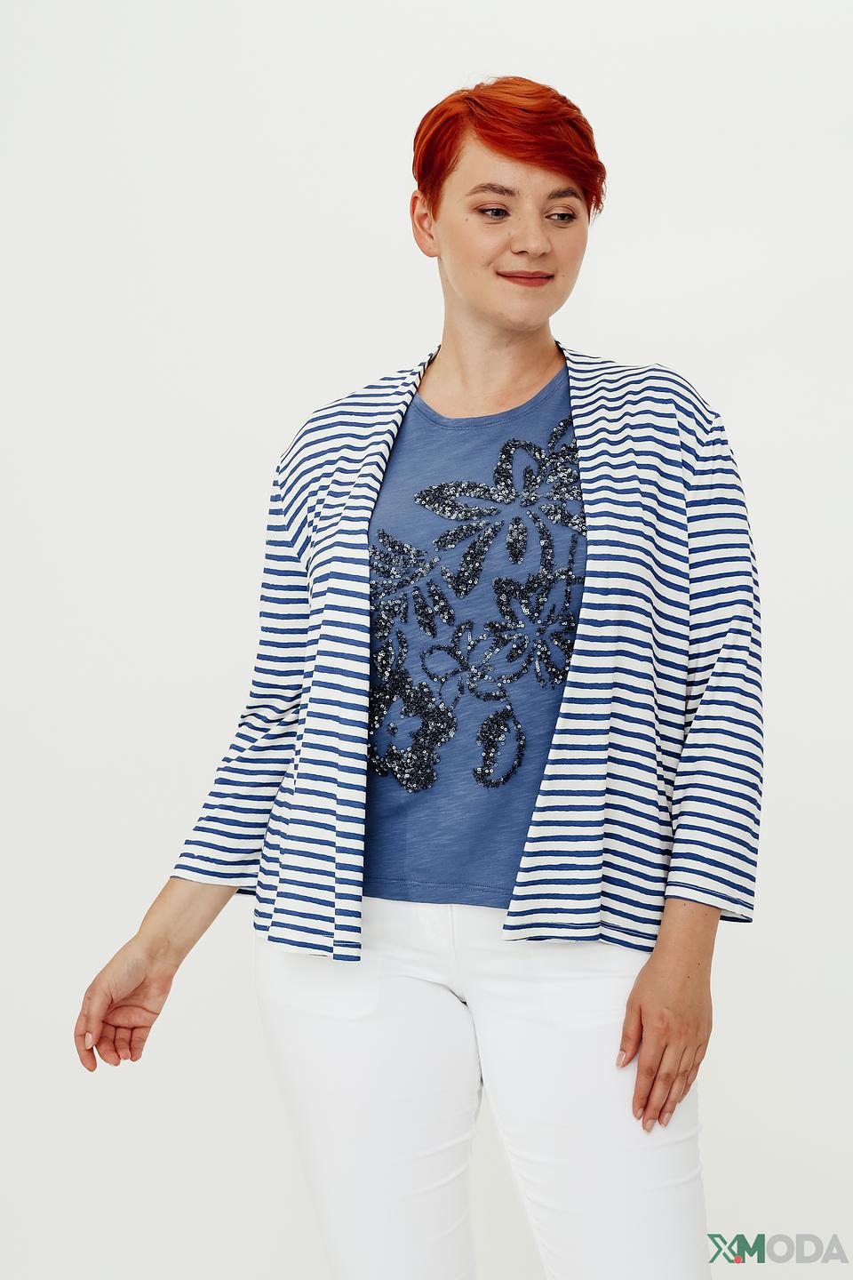 Кардиган Lebek в полоску