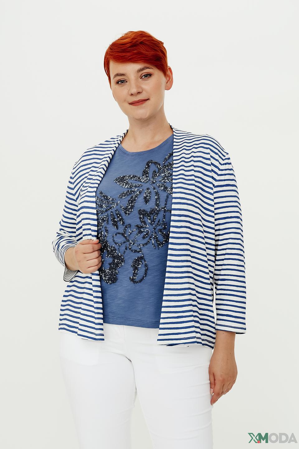 Кардиган Lebek в полоску