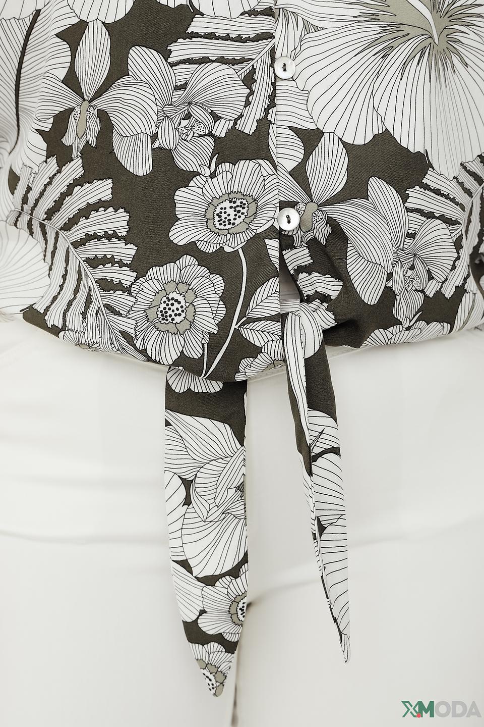 Блуза Bianca с цветочным принтом