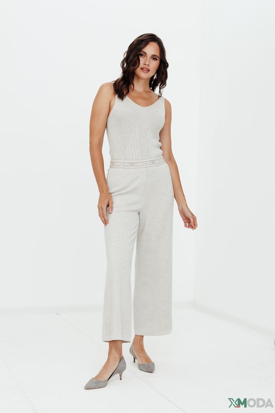 Топ Marc Cain вязаный бежевый