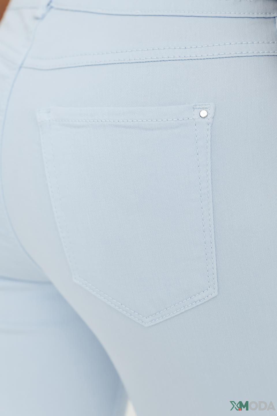 Капри Gardeur голубые с молнией